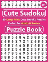 Cute Sudoku Puzzle Book Perfect For Adults & Seniors