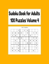 Sudoku Book for Adults 100 Puzzles Volume 4