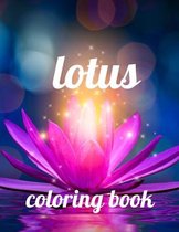 Lotus coloring book