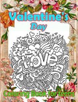 Valentine's Day Coloring Book for teens