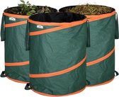 Gardebruk Popup tuinzak Set van 3 groene 85 liter per stuk