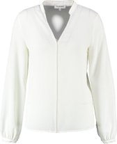 Morgan off white blouse afgewerkt met zilverdraad - Maat 34