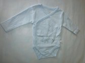 noukie's , 2 pack , bodyset  , lange mouw , jongen, bleek blauw , paco ,  1 maand  56