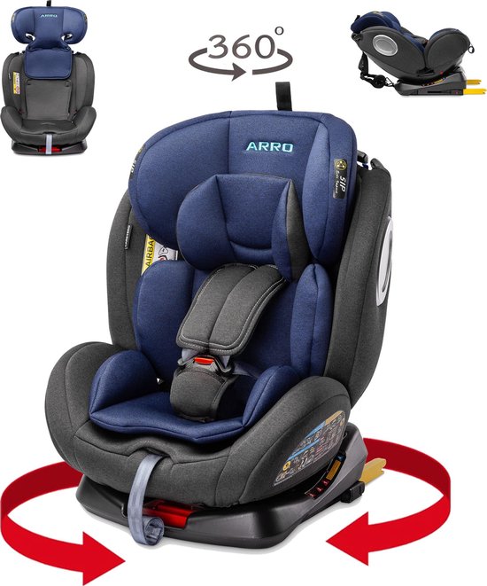 Caretero Autostoel ARRO kinderautostoel met Isofix 360° draaibaar -  Autostoeltje 0-36... | bol.com