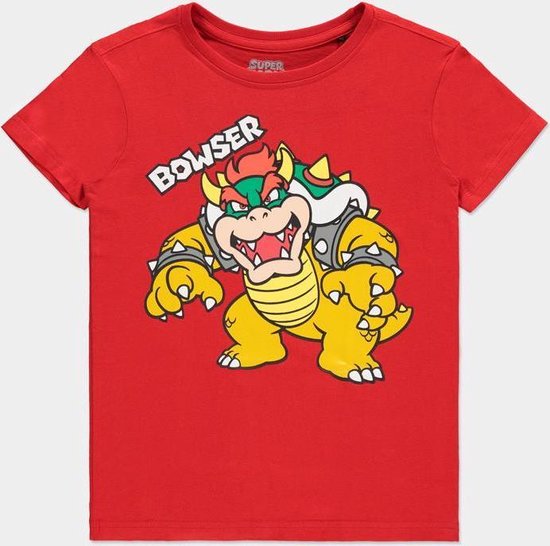 kan niet zien verdamping hier Nintendo Super Mario Kinder Tshirt -Kids 86/92 Bowser Rood | bol.com