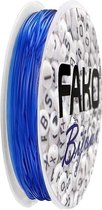 Fako Bijoux® - Elastisch Nylon Draad - Sieraden Maken - 0.5mm - 10 Meter - Donkerblauw