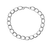 Chain armband | zilver gekleurd