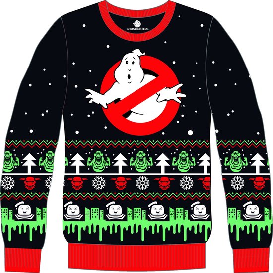Ghostbusters - Logo Kerstmis Trui L