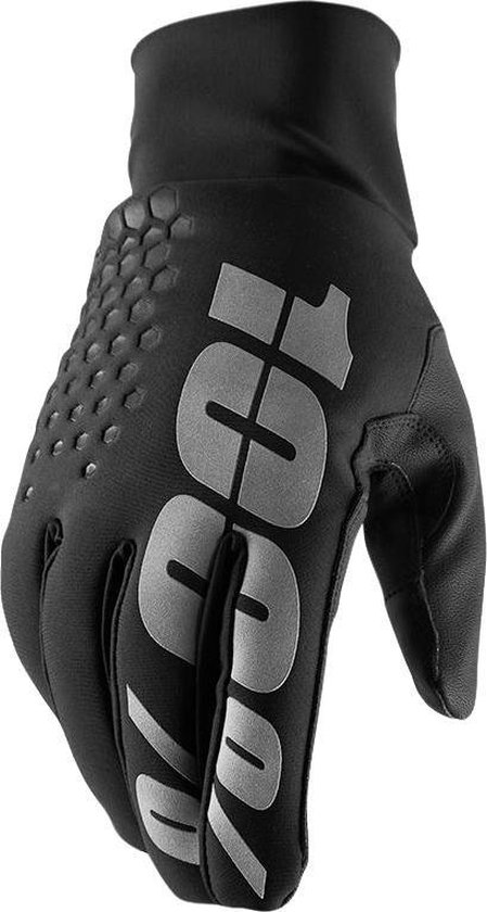 100% Fietshandschoenen MTB Hydromatic Brisker Zwart - Zwart - M