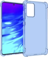 Samsung Galaxy A72 Hoesje Transparant Blauw - iMoshion Shockproof Case