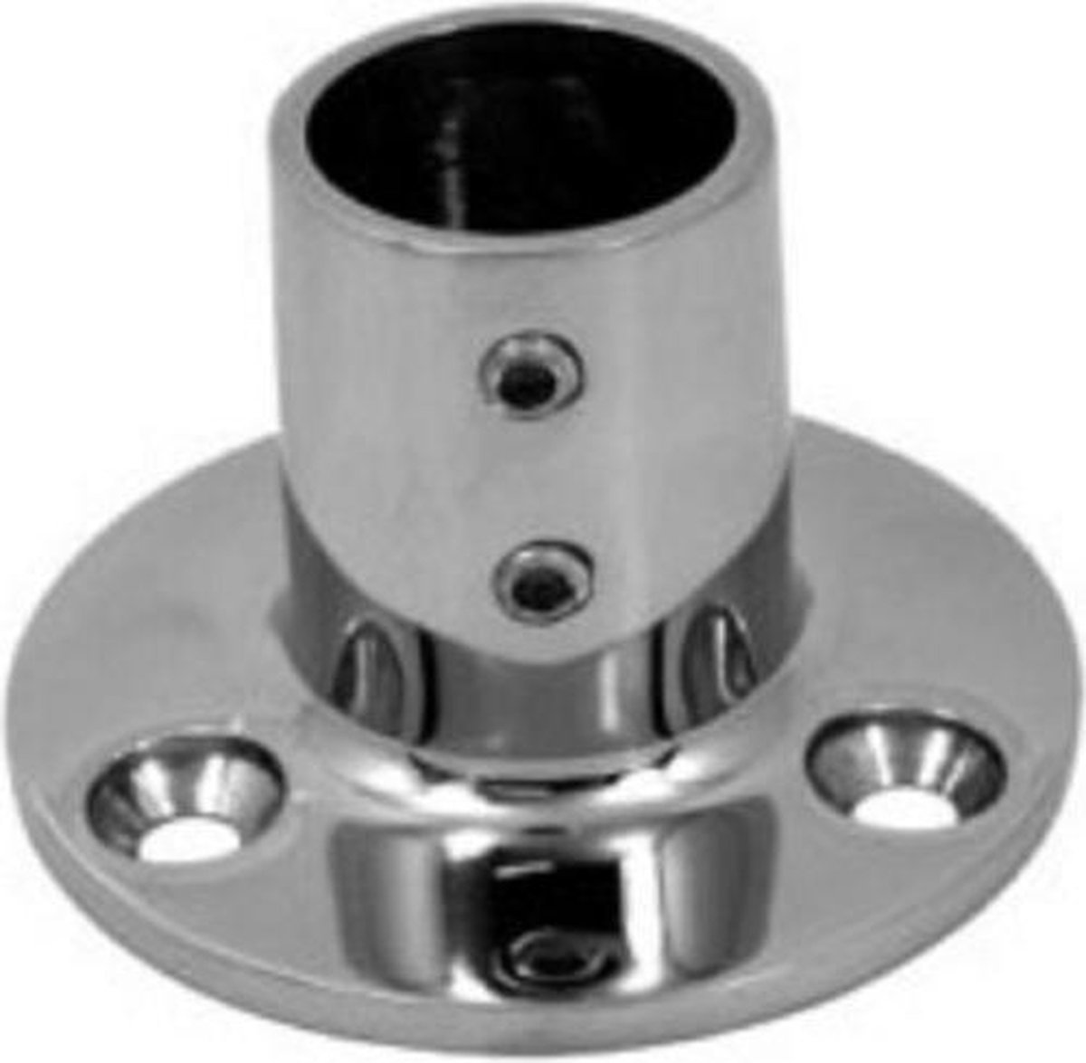 Seilflechter - Railingvoet - 90 graden - Rond - 22mm - RVS - Maat: Default