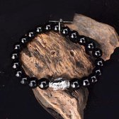 Bedel boeddha armband | bedelarmband | kralen armband | dames | zwart