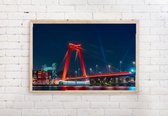 Poster Willemsbrug Rotterdam - 91,5 x 61 cm