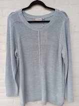 Only Carmakoma Carfoxy trui / pullover lichtblauw maat 46/48