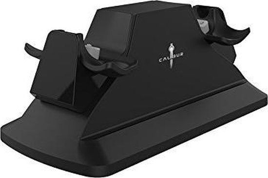 Playstation 4 | Accessoires - Ps4 Dual Charging Dock Black + Adapter