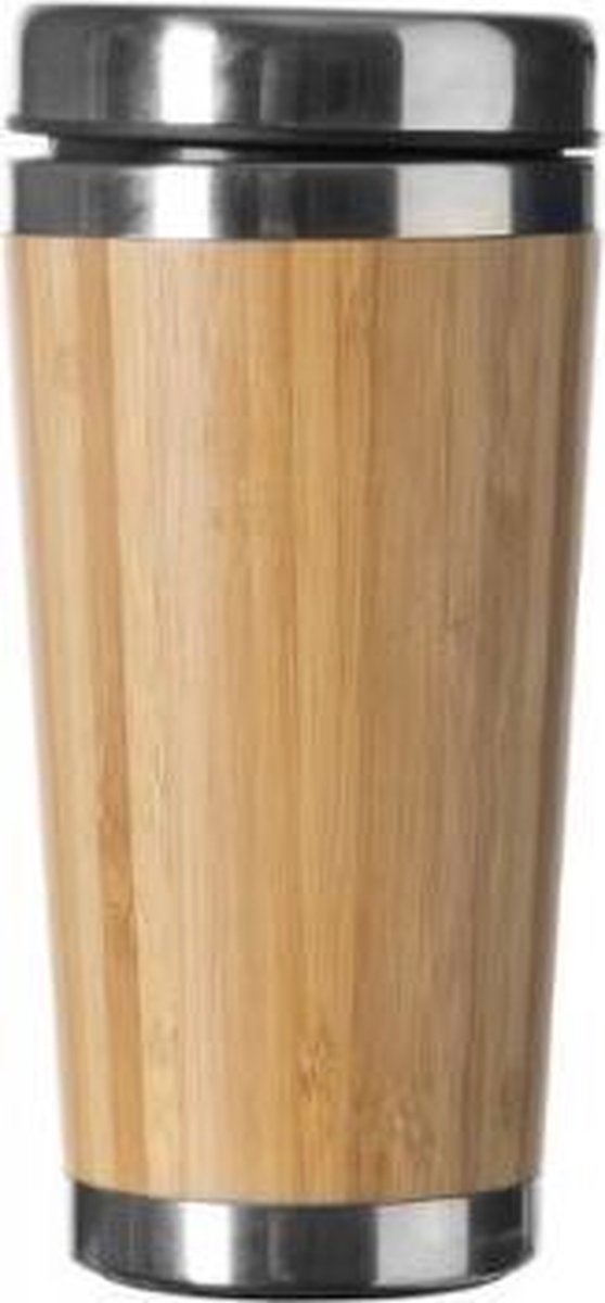 5five Bamboe Thermosbeker - 0,38L, 17,5 cm