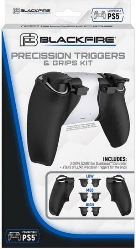 Blackfire PS5 Precission Triggers en Grip kit Playstation 5 - Blackfire