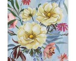 Wild Rose Bouquet Voorbedrukt Borduurpakket Needleart World