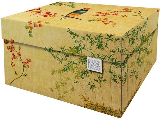 Dutch Design Brand - Dutch Design Storage Box - Opbergdoos - Opbergbox - Bewaardoos - Japan - Bamboe - Bloesem - Japanese Blossom