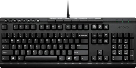 voor de helft redden Materialisme Lenovo 4Y40T11841 toetsenbord USB QWERTY Roemeens Zwart | bol.com