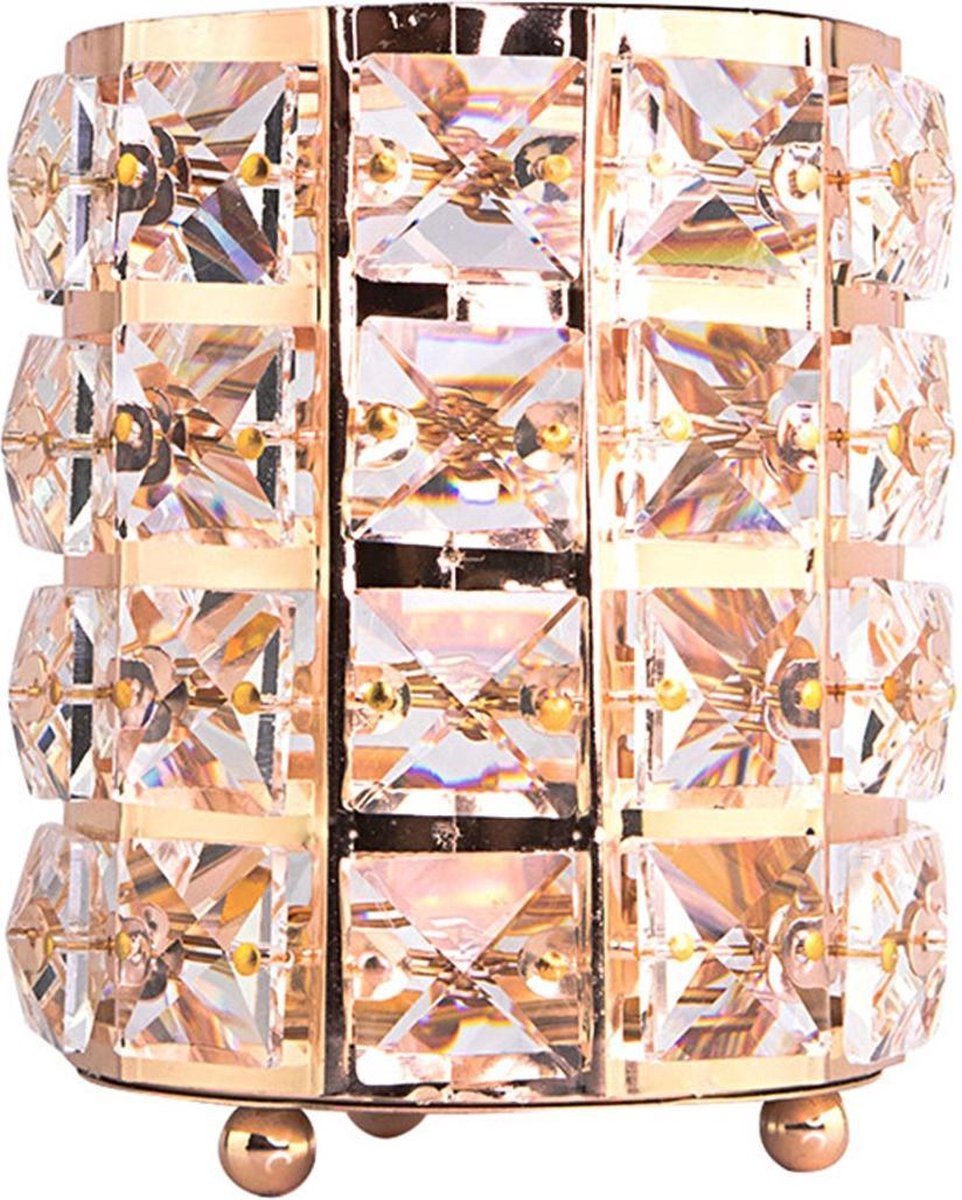 Goedkoopste Make-up borstel & penseel houder - goud