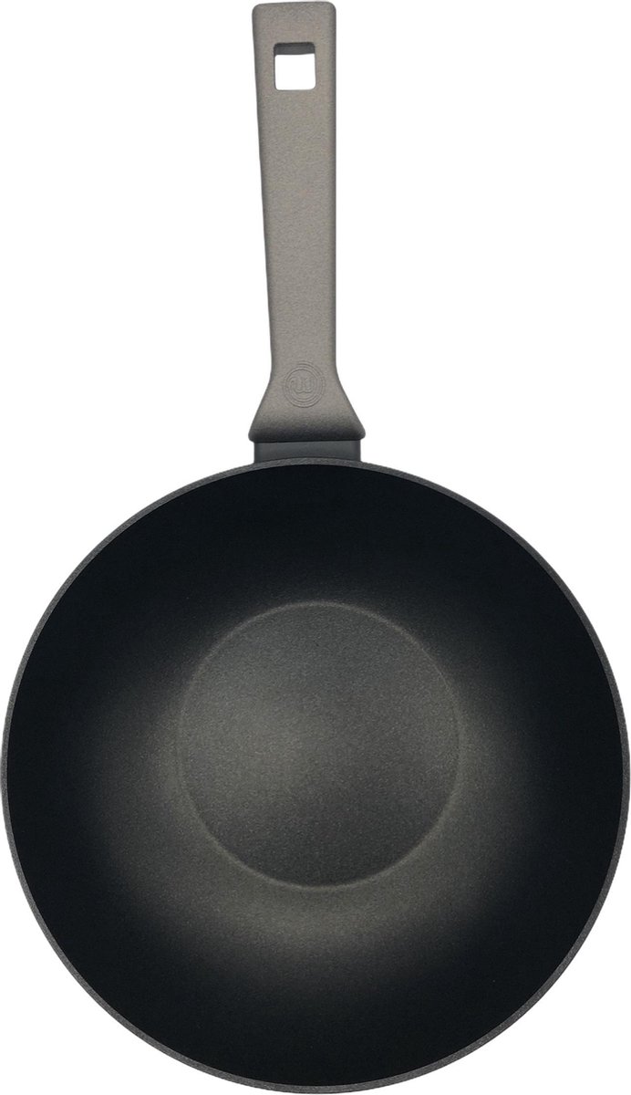 28 Cm Wok Niet-stick Roerbakpan Voor Inductie, Gas, Halogeen En Keramische Fornuizen Met Krasbestendige Anti Aanbaklaag