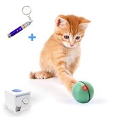 TwinQ Magische Bal Interactief Speelgoed Hond/Kat - Speelgoed Voor Dieren - USB oplaadbaar - Groen
