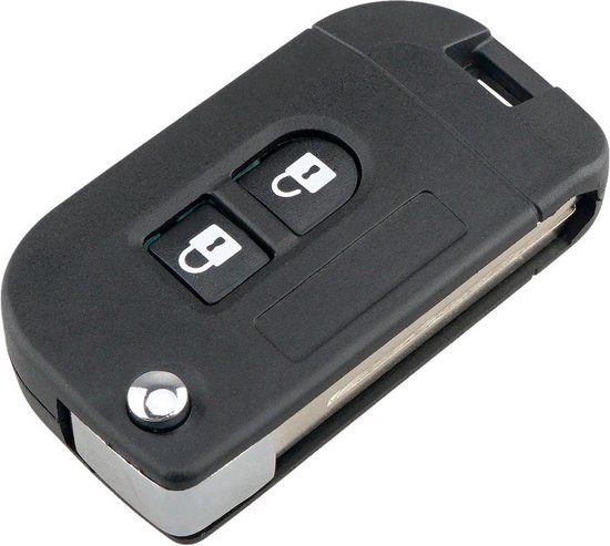 Autosleutel 2 knoppen ombouwset sleutelbehuizing met sleutelblad geschikt  voor Nissan... | bol.com