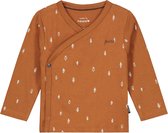 Prénatal Baby Overslag Shirtje Unisex - Baby kleding voor Jongens en Meisjes - Maat 62 - Oranje