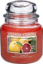 Village Candle Pink Grapefruit medium jar