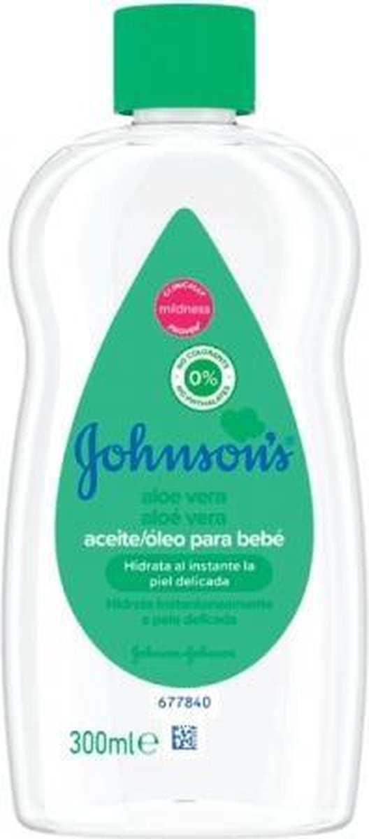 Johnson's Baby Olie Aloe Vera 3 x 300 ml- Voordeelverpakking van Johnson's — afbeelding 2