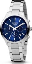 Olympic OL88HSS006 MONZA Horloge - Staal - Zilverkleurig - 42mm