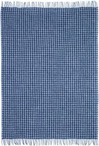 Lopi SKURASKY - Wollen Plaid - 110x170 - Blauw