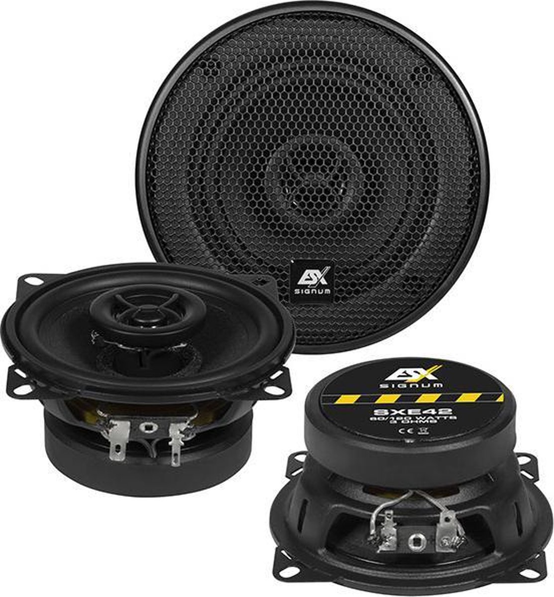 ESX SXE42 10cm speakers flat speakers