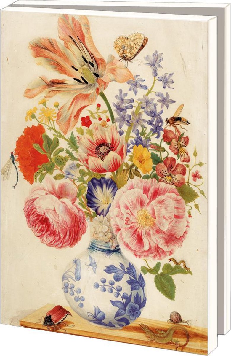 Kaartenmapje met env, groot: Bouquet, Kupferstichkabinet, SMB