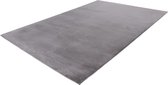 Lalee Paradise - Superzacht - Hoogpolig - effen Vloerkleed – Fluffy - Tapijt – Karpet - 80x150 cm zilver
