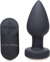 Booty Sparks - Vibrerende Buttplug Met LED-licht - Medium - Dildo - Vibrator - Penis - Penispomp - Extender - Buttplug - Sexy - Tril ei - Erotische - Man - Vrouw - Penis - Heren -