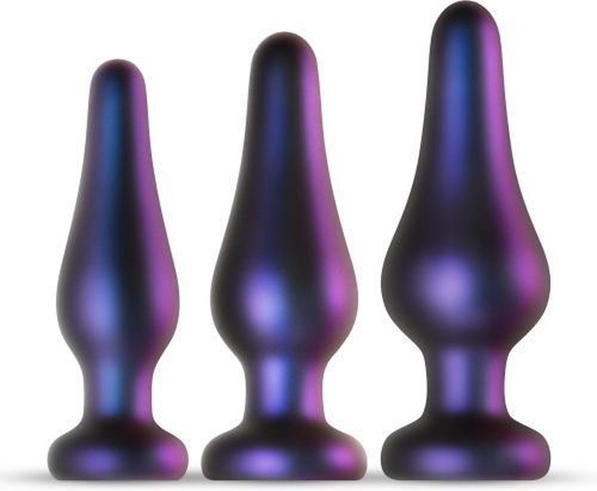 Hueman - Comets Buttplug Set - Dildo - Vibrator - Penis - Penispomp - Extender - Buttplug - Sexy - Tril ei - Erotische - Man - Vrouw - Penis - Heren - Dames