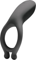 OptiMALE - Oplaadbare Vibrerende Cockring - Grijs - Dildo - Vibrator - Penis - Penispomp - Extender - Buttplug - Sexy - Tril ei - Erotische - Man - Vrouw - Penis - Heren - Dames