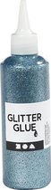 Glitterlijm. lichtblauw. 118 ml/ 1 fles