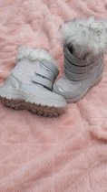 Snowboot grijs met bontrand maat 25