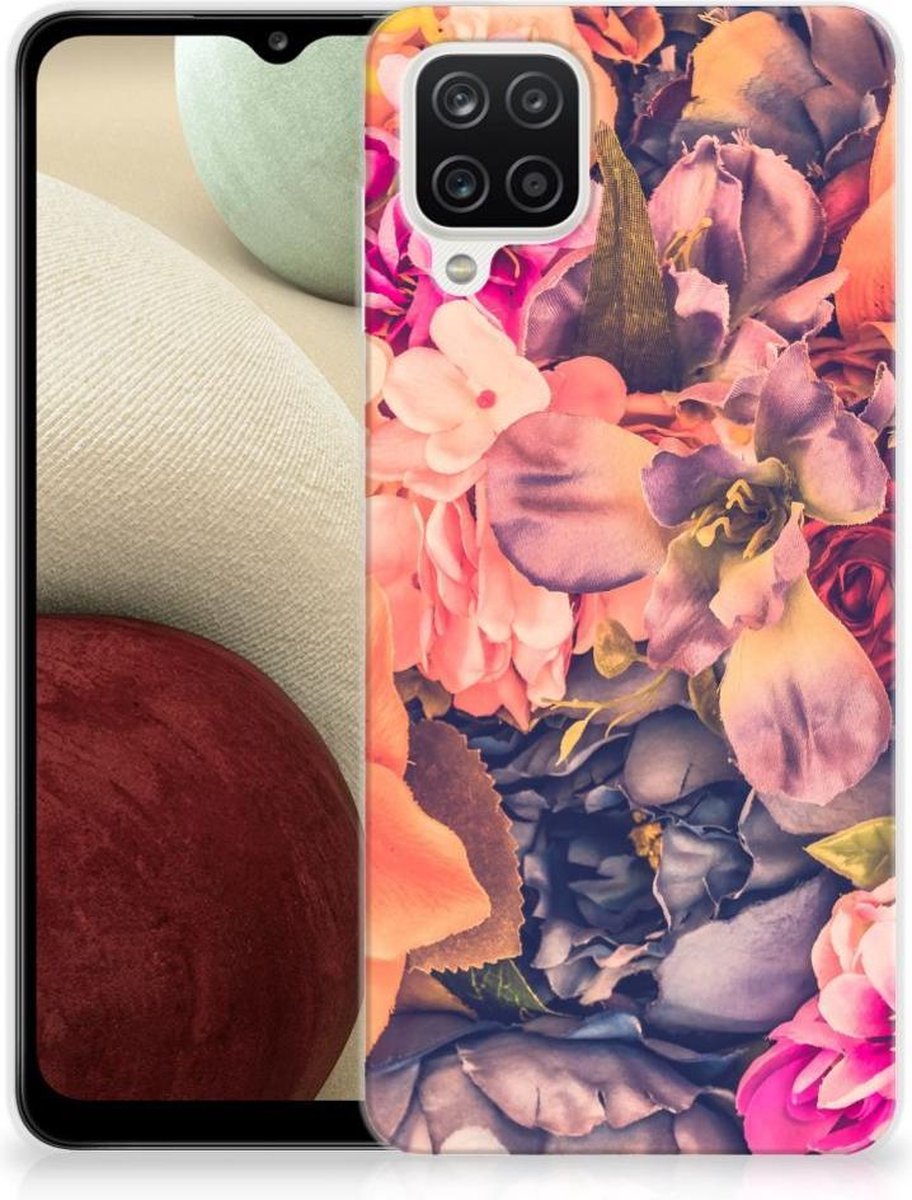 Samsung Galaxy A12 TPU Case Bosje Bloemen
