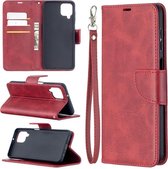 Samsung Galaxy A12 / M12 hoesje - Wallet bookcase - Rood - GSM Hoesje - Telefoonhoesje Geschikt Voor: Samsung Galaxy A12 / Galaxy M12