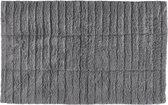 Zone Denmark badmat - tiles - grijs - 100% katoen - 80 x 50 cm