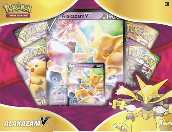 Afbeelding van het spel Pokémon Alakazam V box Pokémon kaarten