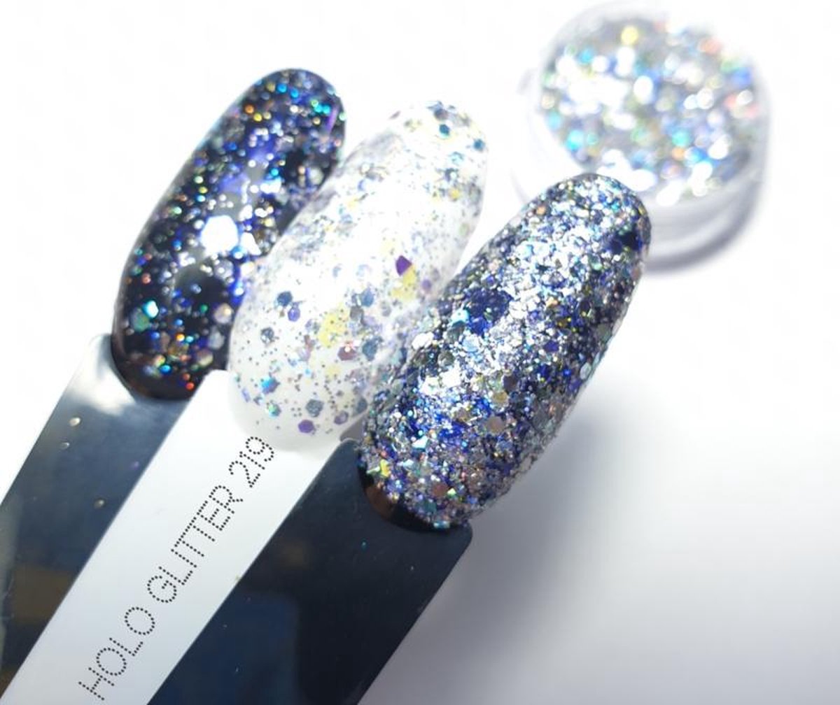 Goedkoopste Nailart Glitters - Nagel glitters - Korneliya HOLO Glitter Mix 219