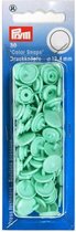 Prym Drukknoop Color Snaps rond mint groen