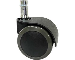 5x wielen voor harde vloeren ROLO EASY 10mm / 50mm wielen voor bureaustoelen (5-pack) hjh OFFICE