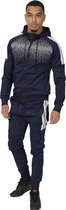 ZP Performance Trainingspak heren - Blauw & Wit Joggingpak - maat L