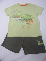wiplala, zomer pakje , jongen, savanna fever , groen / kaki  1 jaar  80